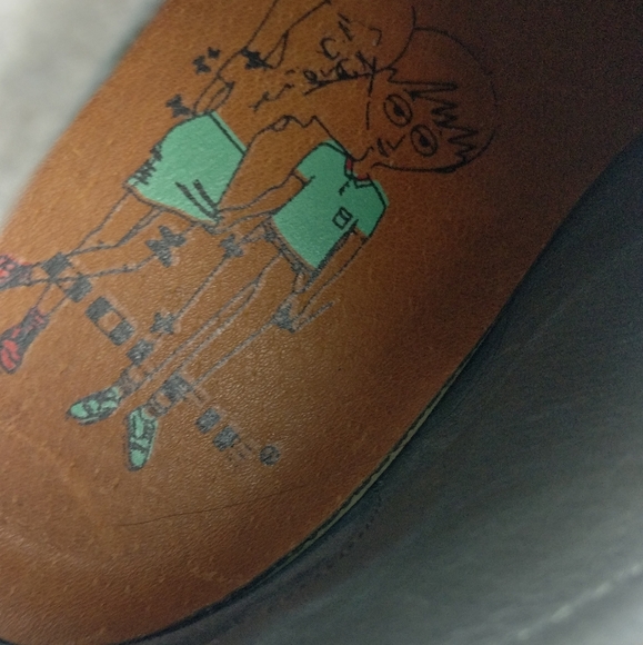 HANDMADE in Europe LEATHER in & out Amerindian Navajo Villager Chukka Sneaker 8 - Picture 12 of 14